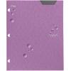 imageFive Star 2Pocket Folder Plastic Folder with StayPut Tabs Fits 3Ring Binder Holds 812quot x 11quot Paper White 333420IECMAmethyst Purple