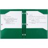 imageFive Star 2Pocket Folder Plastic Folder with StayPut Tabs Fits 3Ring Binder Holds 812quot x 11quot Paper White 333420IECMForest Green