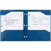imageFive Star 2Pocket Folder Plastic Folder with StayPut Tabs Fits 3Ring Binder Holds 812quot x 11quot Paper White 333420IECMPacific Blue