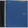 imageFive Star 2Pocket Folder Plastic Folder with StayPut Tabs Fits 3Ring Binder Holds 812quot x 11quot Paper White 333420IECMPacific Blue
