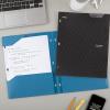 imageFive Star 2Pocket Folder Plastic Folder with StayPut Tabs Fits 3Ring Binder Holds 812quot x 11quot Paper White 333420IECMTidewater Blue