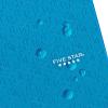 imageFive Star 2Pocket Folder Plastic Folder with StayPut Tabs Fits 3Ring Binder Holds 812quot x 11quot Paper White 333420IECMTidewater Blue