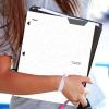 imageFive Star 2Pocket Folder Plastic Folder with StayPut Tabs Fits 3Ring Binder Holds 812quot x 11quot Paper White 333420IECMWhite