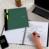 imageFive Star Flex Refillable Notebook  Study App College Ruled Paper and 1 Inch TechLock Ring Binder with Customizable Cover Pockets Tabs and Dividers 200 Sheet Capacity Amethyst Purple 293260AB6Green