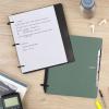 imageFive Star Flex Refillable Notebook  Study App College Ruled Paper and 1 Inch TechLock Ring Binder with Pockets Tabs and Dividers 200 Sheet Capacity Seaglass Green 293280AQ8Green