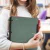imageFive Star Flex Refillable Notebook  Study App College Ruled Paper and 112 Inch TechLock Ring Binder with Pockets Tabs and Dividers 300 Sheet Capacity White 29324AE2Seaglass Green
