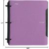 imageFive Star Flex Refillable Notebook  Study App College Ruled Paper and 112 Inch TechLock Ring Binder with Pockets Tabs and Dividers 300 Sheet Capacity White 29324AE2Amethyst Purple