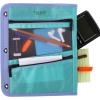 imageFive Star Pencil Pouch Pen Case 3Pocket Zipper Pouch Fits 3Ring Binder Storage Organizer for Classroom Supplies Earbuds Chargers Cables Makeup NavyPink 506420BECMTealBerry