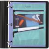 imageFive Star Pencil Pouch Pen Case 3Pocket Zipper Pouch Fits 3Ring Binder Storage Organizer for Classroom Supplies Earbuds Chargers Cables Makeup NavyPink 506420BECMTealBerry