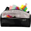 imageFive Star Pencil Pouch Pen Case 9Pocket Zipper Pouch Storage Organizer for School Supplies Earbuds Chargers Cables Makeup PinkTerracotta 500213FECMBlackGrey