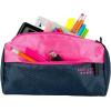 imageFive Star Pencil Pouch Pen Case 9Pocket Zipper Pouch Storage Organizer for School Supplies Earbuds Chargers Cables Makeup PinkTerracotta 500213FECMNavyPink