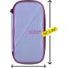 imageFive Star Pencil Pouch Pen Case HighCapacity Zipper Pouch Storage Organizer for School Supplies Earbuds Chargers Cables Makeup LilacBerry 500211FECMLilacBerry