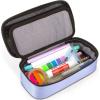 imageFive Star Pencil Pouch Pen Case HighCapacity Zipper Pouch Storage Organizer for School Supplies Earbuds Chargers Cables Makeup LilacBerry 500211FECMLilacBerry