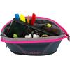 imageFive Star Pencil Pouch Pen Case Quick View Expandable Zipper Pouch Storage Organizer for School Supplies Earbuds Chargers Cables Makeup BlackGrey 507610AECMNavyPink