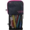 imageFive Star Pencil Pouch Pen Case Stand N Store Zipper Pouch Fits 3Ring Binder Storage Organizer for Supplies Earbuds Chargers Cables Makeup BlackGrey 505160AECMNavyPink