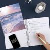 imageFive Star Spiral Notebook  Study App 1 Subject College Ruled Paper 812quot x 11quot 80 Sheets Fights Ink Bleed Water Resistant Cover Soft Petals Blue 820441FECMOcean Tide