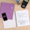 imageFive Star Spiral Notebook  Study App 4 Pack 1 Subject College Ruled Paper 812quot x 11quot 100 Sheets Fights Ink Bleed Water Resistant Cover Amethyst Purple Raspberry Pink White and Seaglass Green 820337ECMCollege Ruled