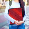 imageFive Star Zipper Binder 2 Inch 3Ring Binder with Round Rings 5Tab Expanding File 380 Sheet Capacity Black 72536Red