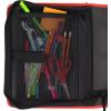 imageFive Star Zipper Binder 2 Inch 3Ring Binder with Round Rings 5Tab Expanding File 380 Sheet Capacity Black 72536Red
