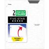 imageFive Star 2Pocket Folder Plastic Folder with StayPut Tabs Fits 3Ring Binder Holds 812quot x 11quot Paper White 333420IECMWhite
