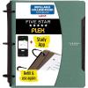 imageFive Star Flex Refillable Notebook  Study App College Ruled Paper and 1 Inch TechLock Ring Binder with Pockets Tabs and Dividers 200 Sheet Capacity Seaglass Green 293280AQ8Green