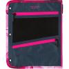 imageFive Star Pencil Pouch Pen Case 3Pocket Zipper Pouch Fits 3Ring Binder Storage Organizer for Classroom Supplies Earbuds Chargers Cables Makeup NavyPink 506420BECMNavyPink