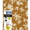 imageFive Star Spiral Notebook  Study App 1 Subject College Ruled Paper 812quot x 11quot 80 Sheets Fights Ink Bleed Water Resistant Cover Soft Petals Blue 820441FECMSoft Petals Harvest