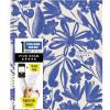 imageFive Star Spiral Notebook  Study App 1 Subject College Ruled Paper 812quot x 11quot 80 Sheets Fights Ink Bleed Water Resistant Cover Soft Petals Blue 820441FECMSoft Petals Blue