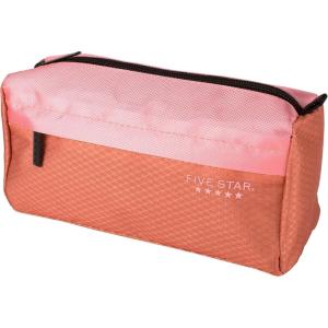 imageFive Star Pencil Pouch Pen Case 9Pocket Zipper Pouch Storage Organizer for School Supplies Earbuds Chargers Cables Makeup PinkTerracotta 500213FECMPinkTerracotta