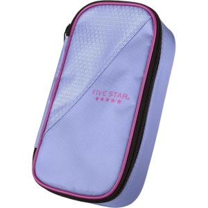 imageFive Star Pencil Pouch Pen Case HighCapacity Zipper Pouch Storage Organizer for School Supplies Earbuds Chargers Cables Makeup LilacBerry 500211FECMLilacBerry