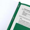 imageFive Star 2Pocket Folder Plastic Folder with StayPut Tabs and Prong Fasteners Holds 812quot x 11quot Paper White 72494Green