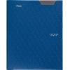 imageFive Star 2Pocket Folder Plastic Folder with StayPut Tabs and Prong Fasteners Holds 812quot x 11quot Paper White 72494Pacific Blue