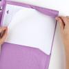 imageFive Star 2Pocket Folder Plastic Folder with StayPut Tabs and Prong Fasteners Holds 812quot x 11quot Paper White 72494Purple