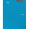 imageFive Star 2Pocket Folder Plastic Folder with StayPut Tabs and Prong Fasteners Holds 812quot x 11quot Paper White 72494Tidewater Blue