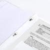 imageFive Star 2Pocket Folder Plastic Folder with StayPut Tabs and Prong Fasteners Holds 812quot x 11quot Paper White 72494White