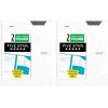 imageFive Star 2Pocket Folder Plastic Folder with StayPut Tabs and Prong Fasteners Holds 812quot x 11quot Paper White 72494White