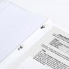 imageFive Star 2Pocket Folder Plastic Folder with StayPut Tabs and Prong Fasteners Holds 812quot x 11quot Paper White 72494White