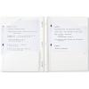 imageFive Star 2Pocket Folder Plastic Folder with StayPut Tabs and Prong Fasteners Holds 812quot x 11quot Paper White 72494White
