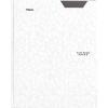 imageFive Star 2Pocket Folder Plastic Folder with StayPut Tabs and Prong Fasteners Holds 812quot x 11quot Paper White 72494White