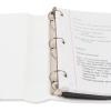 imageFive Star 3Ring Binder  Study App 1 Inch Binder with D Rings and Customizable Clear View Cover 225 Sheet Capacity White 261440AECM1 Inch 225 Sheets