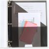 imageFive Star 3Ring Binder  Study App 1 Inch Binder with D Rings and Customizable Clear View Cover 225 Sheet Capacity White 261440AECMPack of 2