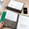 imageFive Star 3Ring Binder  Study App 6 Pack 112 Inch Binder with D Rings and Customizable Clear View Cover 375 Sheet Capacity Assorted Colors 26146023Assorted