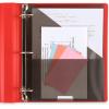 imageFive Star 3Ring Binder  Study App 6 Pack 112 Inch Binder with D Rings and Customizable Clear View Cover 375 Sheet Capacity Assorted Colors 26146023Assorted