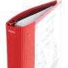 imageFive Star 3Ring Binder  Study App 6 Pack 112 Inch Binder with D Rings and Customizable Clear View Cover 375 Sheet Capacity Assorted Colors 26146023Assorted