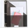 imageFive Star 3Ring Binder  Study App 6 Pack 112 Inch Binder with D Rings and Customizable Clear View Cover 375 Sheet Capacity Assorted Colors 26146023White