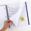 imageFive Star Advance Spiral Notebook  Study App 1 Subject College Ruled Paper 812quot x 11quot 100 Sheets Spiral Guard Movable Tabbed Dividers White 820012BECMPacific Blue
