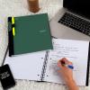 imageFive Star Advance Spiral Notebook  Study App 1 Subject College Ruled Paper 812quot x 11quot 100 Sheets Spiral Guard Movable Tabbed Dividers White 820012BECMSeaglass Green