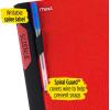 imageFive Star Advance Spiral Notebook  Study App 3 Subject College Ruled Paper 812quot x 11quot 150 Sheets Spiral Guard Movable Tabbed Dividers Pacific Blue 73138Red  White