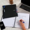 imageFive Star Advance Spiral Notebook  Study App 3 Subject College Ruled Paper 812quot x 11quot 150 Sheets Spiral Guard Movable Tabbed Dividers Pacific Blue 73138Black