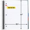 imageFive Star Advance Spiral Notebook  Study App 3 Subject College Ruled Paper 812quot x 11quot 150 Sheets Spiral Guard Movable Tabbed Dividers Pacific Blue 73138Seaglass Green